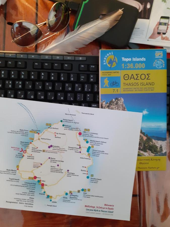 Το Σπίτι με το Πηγάδι - WellCottage Thassos Σκάλα Καλλιράχης Εξωτερικό φωτογραφία